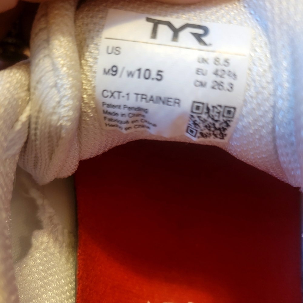 Tyr Xt-1 Trainer Shoes Women’s 10.5, Men’s 9 View 5